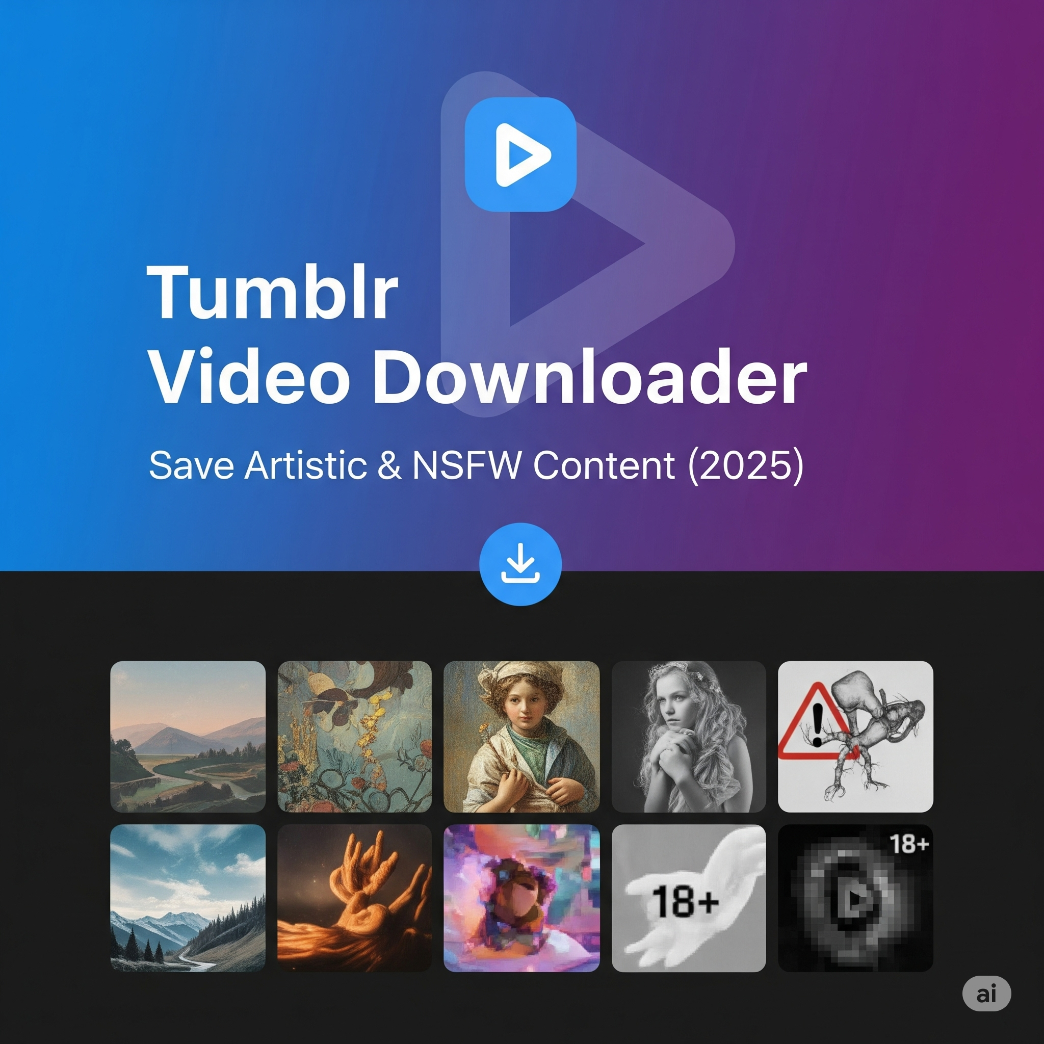 Tumblr Video Downloader: Save Artistic & NSFW Content (2025)